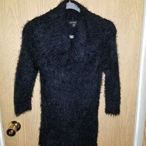 Women's soft fuzzy sweater